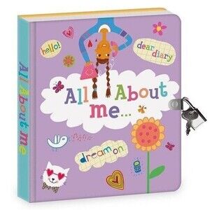 Peaceable Kingdom All About Me Lock & Key Diary Brand New!